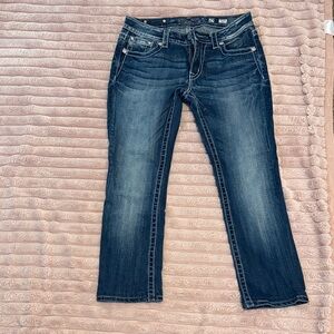 Miss Me Dark Blue Boot Jeans 29 x 30.